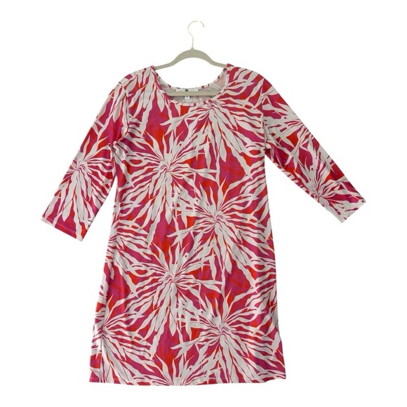 Jean-Pierre Klifa Women's Dress XL - Vibrant Abstract Floral Print - NWOT - Picture 4 of 6